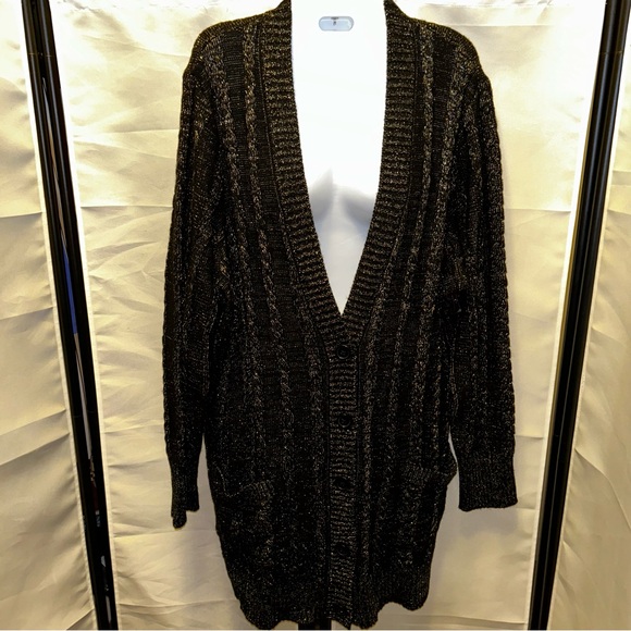 Cable Boyfriend Cardigan Sweater - Picture 7 of 9